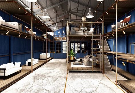 This stunning warehouse combines a workshop space and furniture store in one | BK Magazine Online Warehouse Organization, Event Rental Business, Asia City, Warehouse Home, Black Barn, Showroom Interior Design, Magazine Online, Furniture Warehouse, Furniture Showroom