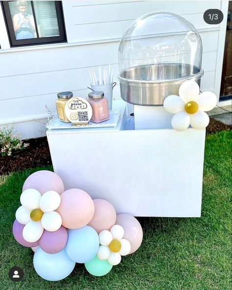 Cotton Candy Stand, Candy Booth, Cotton Candy Cart, Cotton Candy Party, Sweet 16 Themes, Candy Stand, Ice Cream Stand, Candy Cart, Fairy Floss