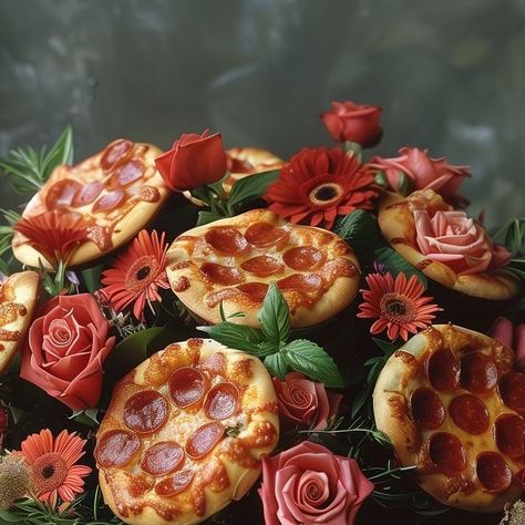 Ethos on Instagram: "🌸🍕 Spreading Love with Pizza Bouquets! 🍕🌸

Who said you can’t have beauty and taste in one package? Introducing our delightful Pizza Bouquets, the perfect way to show your love and appreciation! These stunning arrangements combine the elegance of fresh flowers with the deliciousness of your favorite pizza slices.

📸 Swipe through to see these masterpieces up close and fall in love all over again:

Celebrate love in all its forms, from romantic gestures to friendship appreciation, or simply treat yourself to a bouquet that tastes as good as it looks. Our Pizza Bouquets are guaranteed to bring joy and warmth to anyone’s heart.

💖 Share the love and tag someone special who would adore this unique gift!
#LoveInEverySlice #PizzaBouquet #FoodArt #EdibleFlowers #SpreadT Pizza Bouquet, Flower Pizza, Friendship Appreciation, Romantic Gestures, Pizza Slice, Celebrate Love, Edible Flowers, Food Presentation, Who Said