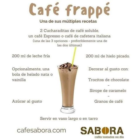 Cafe Frappe, Espresso Drink Recipes, Baileys Drinks, Frappe Recipe, Star Cafe, Cafe Delites, Healthy Menu, Healthy Recipies, Food O