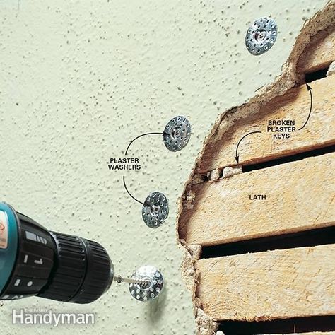 Plaster Wall Repair, Repairing Plaster Walls, Plaster Repair, Wall Repair, House Restoration, Plaster Ceiling, Home Fix, Family Handyman, Diy Home Repair