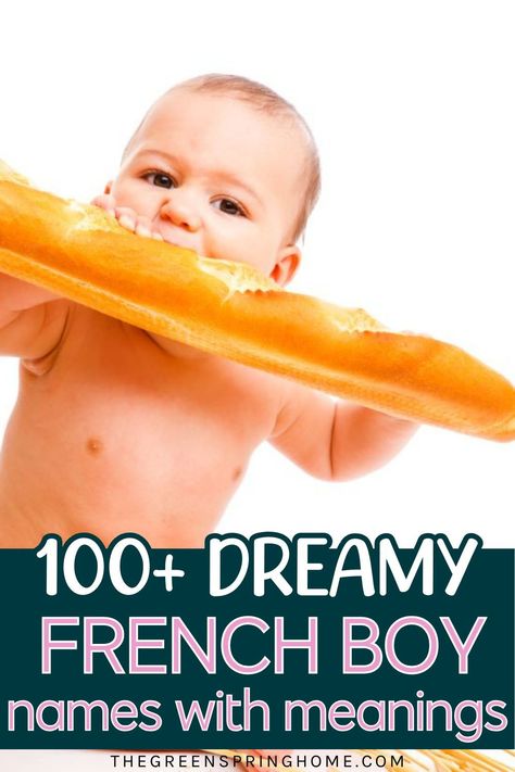 Looking for popular French baby boy names?  If French boy names have caught your attention, then you’re probably looking for that perfect, elegant name for your little bundle of joy.  Luckily, there are plenty of boy names to choose from in the French language.   Let's explore 100+ popular French baby boy names. French Names Boys, French Boy Names, French Boys Names, French Boy, French Names, Names For Boys, Elegant Names, French Baby Names, French Boys