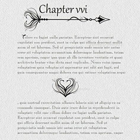 Minimalist Header, Book Typesetting, Header Designs, Book Chapter, Header Design, Design Book, Character Inspo, Arrow Design, Type Setting