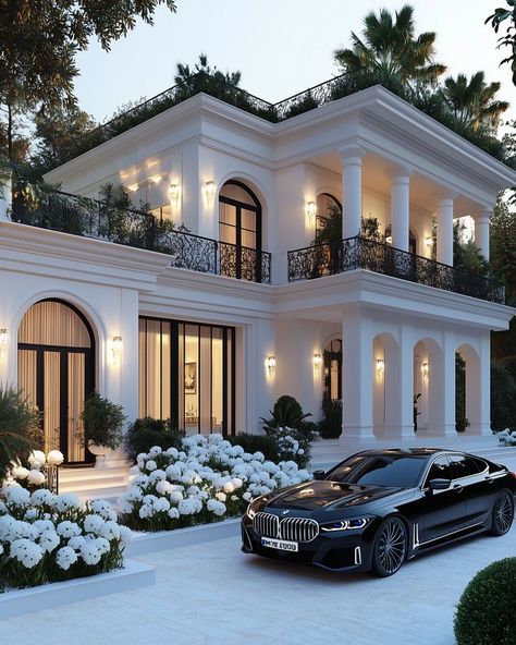 Appart Design on X: "Home goal https://t.co/eKR4yRce48" / X Small Media Rooms, Old Money Interior Design, Old Money Interior, Compact Furniture, Mansion Exterior, French Style Homes, Dream Mansion, Dream Life House, Dollar Store Hacks