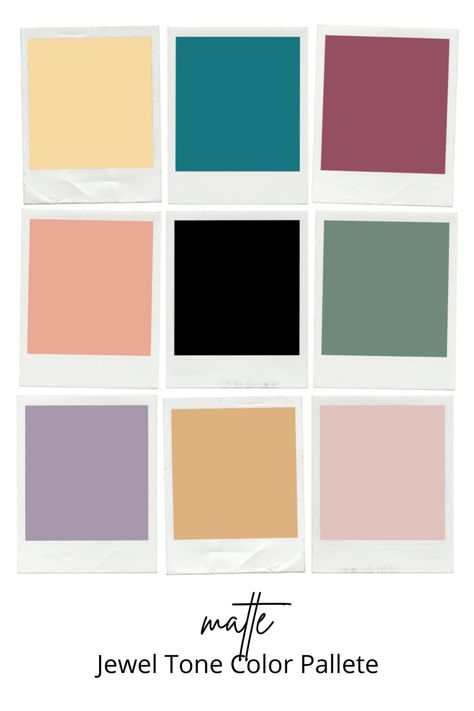 Jewel tones, color pallete, color inspo, color theme Jewel Tones And Pastels, Pastel Jewel Tones, Jewel Tone Color Scheme, Vocal Point, Jewel Tone Color Palette, Color Pallete, Jewel Tone Colors, Personal Brand, Color Swatch