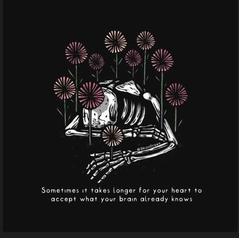 Black Aesthetic Line Art, Skeleton Quotes, Skeleton Artwork, Skull Quote, Skeleton Love, Heart Brain, Meaningful Drawings, Deep Art, Skeleton Art