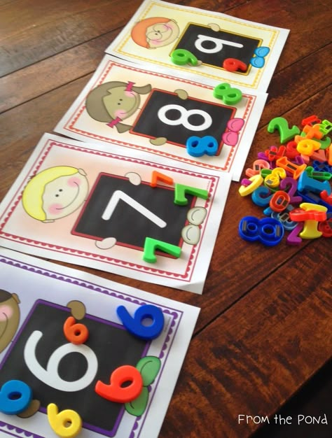 Frog Spot: Peek at a Week of Numeral Identification! Sorting Mats, Number Identification, Math Number Sense, Teaching Numbers, Prek Math, Math Counting, Numbers Preschool, Early Math, Math Activities Preschool