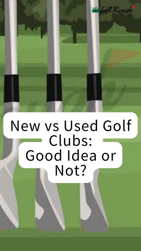 New vs Used Golf Clubs: Good Idea or Not?  Are you trying to decide between used golf clubs or new clubs? If so, you're in the right place. I've purchased my fair share of used clubs, new clubs, and sold a lot too. Today, we'll help you understand what club heads you should buy used and which ones are a poor investment. Golf Driver Tips, New Golf Clubs, Pro Golfers, Used Golf Clubs, Golf Tips For Beginners, Golf Drivers, Golf Instruction, Golf Lessons, Putt Putt