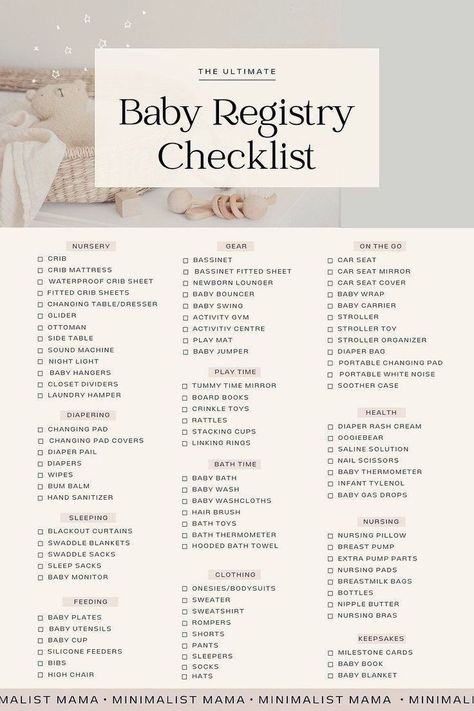 Things First Time Moms Need To Know, First Time Mom Must Haves Newborns, New Baby Must Haves First Time, 2024 Baby Registry List, First Time Mom Baby Registry, Pregnancy List First Time Moms, Baby Shower List To Buy, First Baby Registry Checklist, Baby Must Haves Newborn List