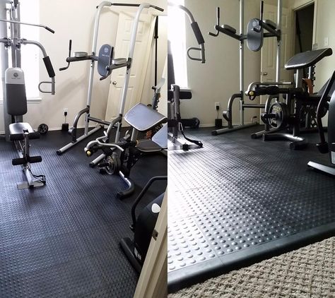 Staylock Bump Top Gyms Home Gym Set Up Ideas, Basement Remodel Ceiling, Basement Gym Ideas, Basement Remodeling Diy, Home Gym Basement, Home Gym Set, Home Gym Flooring, Workout Room Home, Home Gym Garage