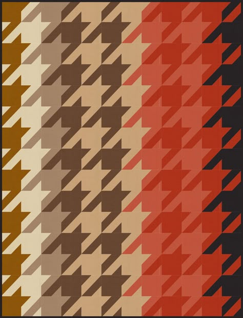 Houndstooth Aesthetic, Fabric Pattern Texture, Houndstooth Quilt, Missouri Quilt Tutorials, Geometric Print Pattern, Fabric Texture Pattern, Bargello Quilt Patterns, Bargello Quilt, Quilting Fashion