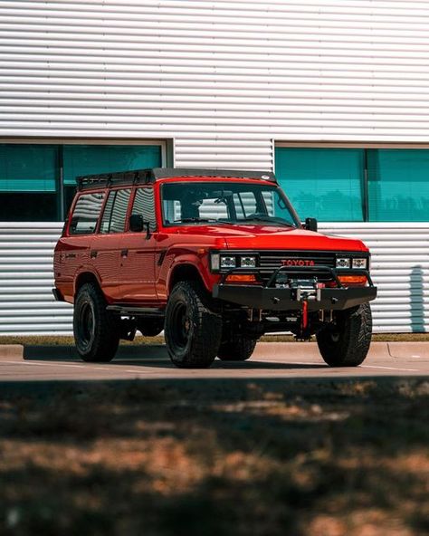 Black Dog Traders Land Cruisers on Instagram‎: "A beautiful “Freeborn Red” 60 series Toyota Land Cruiser with an LS3! How do you feel about engine swaps when it comes to older Land Cruisers? ⚠️ Follow us @BlackDogTraders so you don’t miss out on top-tier Toyota Land Cruiser, 4Runner, & Tacoma content! We also offer the same shirts, hoodies and hats the guys wear in the shop over on @blackdogoverland! Brands that make this build possible: @blackrhinowheels + @toyotires + @bowfincruisers + @smittybiltofficial + @4plusproducts #fj62 #60series #60series #60serieslanscruiser #landcruiser #trucksofinstagram #overlanding #overland #toyotalandcruiser #offroading #offroadlife #offroad4x4 #4x4 #yota #yotamafia #yotalife #toyotatrucks #toyota #sema #fj60 #لندکروز #ランドクルーザー"‎ Toyota Land Cruiser Fj 62, Toyota Land Cruiser 60 Series, Landcruiser 60 Series, 60 Series Landcruiser, Fj60 Landcruiser, Land Cruiser 60 Series, Toyota Fj60, Offroad Travel, Toyota Lc