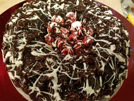 Bacardi Double-Chocolate Rum Cake Recipe - Food.com Red Velvet Rum Cake, Dark Fruit Cake Recipe With Rum, Bacardi Rum Cake From Box Cake, Bacardi Chocolate Rum Cake, Bundaberg Rum Cake, Chocolate Rum Cake, Egg Nutrition, Rum Cake Recipe, Raspberry Preserves