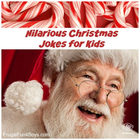 Hilarious Christmas Jokes for Kids - Frugal Fun For Boys and Girls Kids Jokes Funny Hilarious, Kids Jokes Funny, Christmas Jokes For Kids, Camping Jokes, Kid Jokes, Kids Jokes, Christmas Jokes, Kids Laughing, Children Christmas