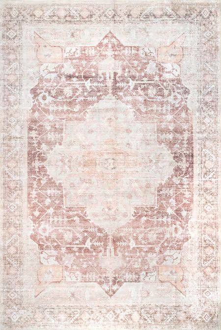 Medallion Area Rug, Girl Nursery Room, Vintage Medallion, Stair Runners, Pink Area Rug, Nursery Rugs, Rugs Usa, Baby Girl Nursery