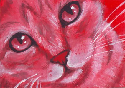 Photobucket Red Monochromatic Painting, Monochromatic Painting Ideas, Monochromatic Drawing, Elements Of Art Color, Monochromatic Cards, Red Monochromatic, Monochromatic Painting, Monochrome Painting, Painting Lesson