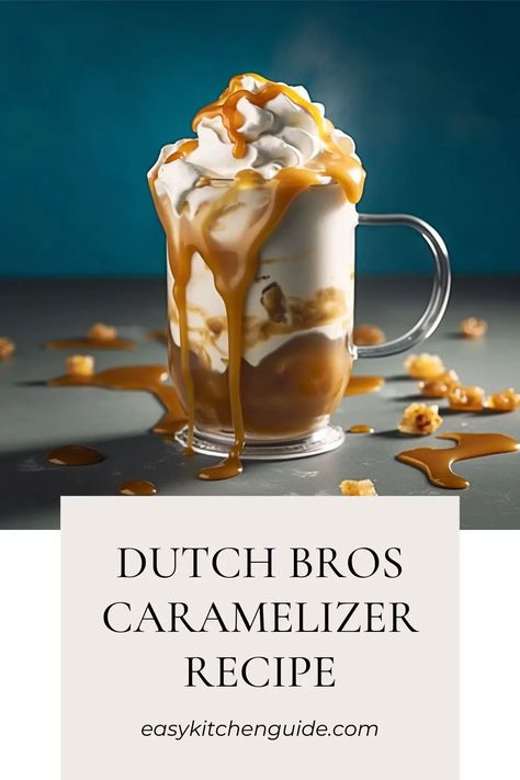 Dutch Bros Copycat Recipes, Dutch Brothers Drinks, Copycat Dutch Bros Recipes, Dutch Bros Recipes, Dutch Bro Drinks, Flavored Coffee Recipes, Dutch Brothers, Copycat Starbucks Drinks, Caramel Drinks