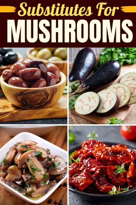 Good substitutes for mushrooms include onions, tofu, squash, tempeh, and artichoke hearts. Learn how to use them in your favorite recipes. Vegan Substitutes, Canned Artichoke Hearts, Cooking Dishes, Chicken Marsala, Meat Substitutes, Beef Wellington, Wheat Gluten, Food Articles, Bean Curd