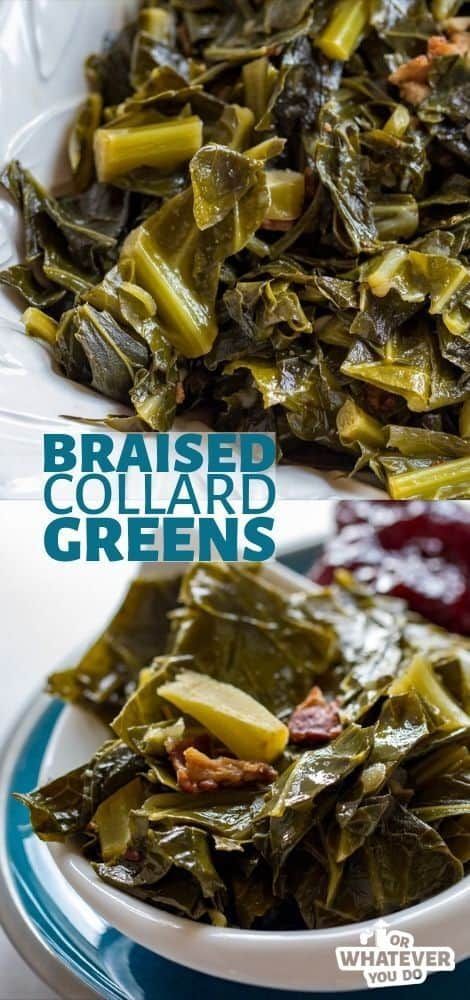 Braised Collard Greens Collard Recipes, Southern Dinners, Collard Greens Recipe Soul Food, Greens Recipe Soul Food, Brunch Meals, Vegan Collard Greens, 2017 Hairstyles, Cooking Soul Food, Southern Collard Greens