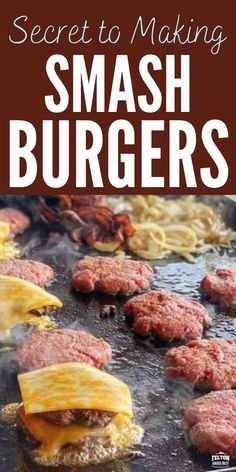 Griddle Ideas, Blackstone Meals, Blackstone Ideas, Blackstone Recipe, Outdoor Griddle Recipes, Blackstone Cooking, Griddle Cooking Recipes, Outdoor Griddle, Smash Burger Recipe