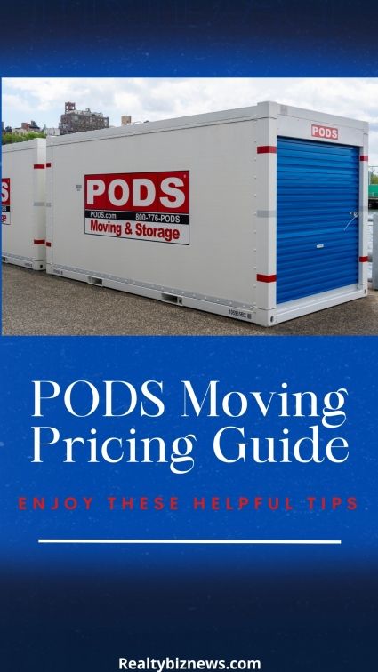 Moving With PODS Pricing Pods Moving, Moving Advice, Moving Blankets, Pod House, Real Estate Education, Real Estate Articles, Top Realtor, Mortgage Tips, Pricing Guide