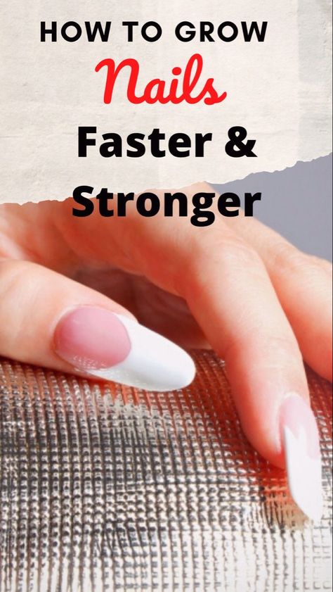 10 tips to get strong & long nails #diy #nails #hairstyles #recipe #nailart #naildesign #natural #skincare #skin #skincareroutine #skincaretips #tiktok #hubpages Nail Growth Tips Faster Overnight, Nail Growth Recipes, Nail Growth Tips Faster, Nail Growth Remedies, Nail Growth Diy, Quick Nail Growth, Essential Oils For Nails, Nails Grow Faster, Natural Nail Growth