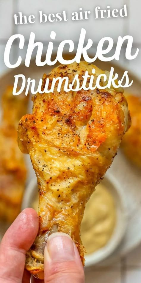 Chicken Legs Marinade Air Fryer, Air Fryer Chicken Drum Sticks, Nijia Foodie Chicken Recipes, Chicken Drumsticks In Air Fryer, Best Air Fried Chicken, Drumsticks In Air Fryer, Air Fried Chicken Drumsticks, Air Fryer Chicken Leg Recipe, The Best Air Fryer Chicken