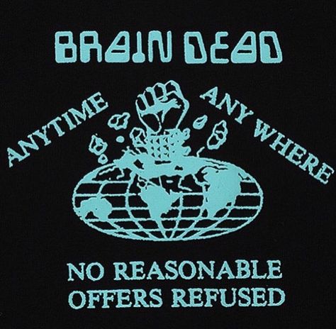 Brain dead print Math Design, Jungle Art, Brain Dead, Hardcore Punk, Shirt Design Inspiration, Graphic Design Layouts, Stencil Art, Dry Goods, Merchandise Design