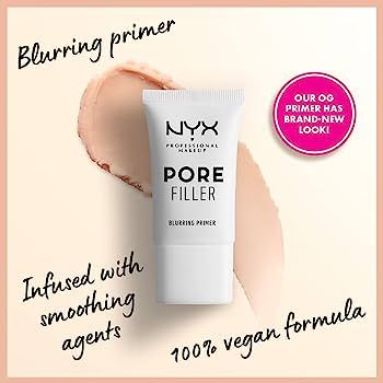 Nyx Pore Filler, Pore Filler, Blurring Primer, Smooth Makeup, Pore Eraser, Mattifying Primer, Matte Makeup, Foundation Primer, Dose Of Colors