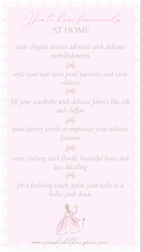 Dressing Feminine Classy, Princess Aesthetic Bedroom, Elagent Aesthetic, Vintage Princess Aesthetic Bedroom, Girl Code Book, Dressing Feminine, Vintage Princess Aesthetic, Princess Lifestyle, Feminine Dressing