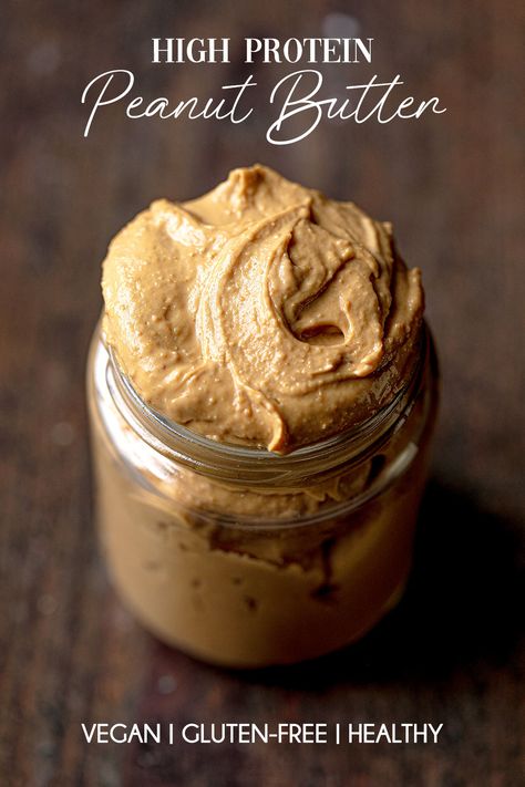 Protein Peanut Butter (3-Ingredients) Hot Fudge Pudding Cake Recipe, Peanut Butter Alternatives, High Protein Peanut Butter, Peanut Butter Recipe, Protein Peanut Butter, Nut Butter Recipes, Heathy Snack, Processor Recipes, High Protein Desserts