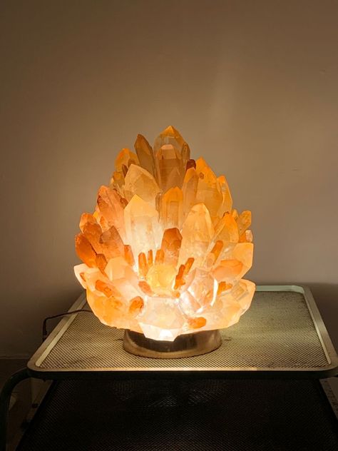 Let us breathe new life into your space with our creative design solutions. Orange Quartz, Amethyst Cathedral, Crystal Aesthetic, Salt Crystal, Lucky Stone, Salt Lamp, Work Family, Yoga Room, Led Floor Lamp