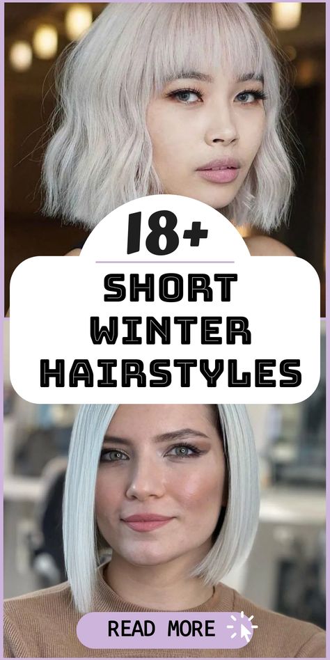 Explore a range of fashionable and functional short winter hairstyles to elevate your look this season. Embrace the cold weather with confidence, whether you opt for a cozy pixie cut or a chic bob style. Stay on-trend and stylish throughout the winter months with these stunning options. Short Hair With Beanie Winter, Short Winter Hair, Short Winter Hairstyles, Love Change, Chic Bob, Fall Hair Cuts, Icy Blonde, Pixie Styles, Stylish Haircuts