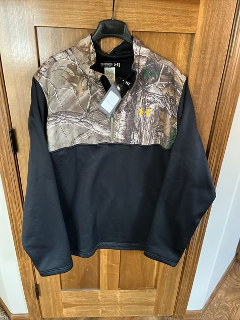 NWT Mens Under Armour Camo Quarter Zip Pullover Lightweight Jacket Size 2XLarge | eBay Western Christmas Gifts, Camo Zip Up, Southern Accessories, Ariat Clothing, Camo Zip Up Hoodie, Southern Clothes, Country Outfits For Men, Camo Hoodie Bass Pro Shops, Light Wash Camo Hoodie