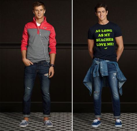 Hollister Outfits, Hollister Style, Hollister Clothes, Men's Summer Fashion, Abercrombie Men, Boys Fall Outfits, Teen Boy Outfits, Boys Clothes Style