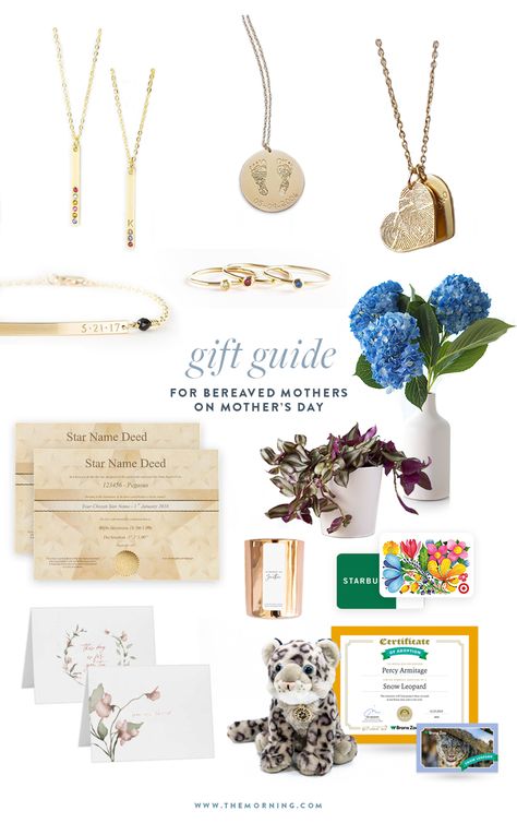 Gift Guide: Mother's Day for Grieving Mothers [UPDATED] — The Morning Loss Gift Ideas, Loss Of A Baby, Bereaved Mothers, Mom Gift Guide, Loss Of Mother, Child Loss, Gift Ideas For Women, Motherhood Journey, Pregnancy Loss