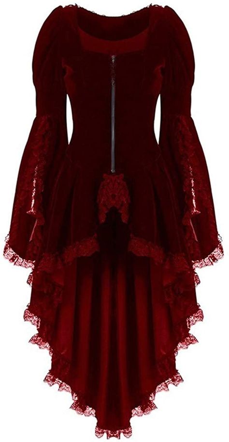 Velvet Tuxedo Jacket, Vampire Dress, Victorian Fashion Dresses, Velvet Tuxedo, Uniform Costume, Steampunk Dress, Punk Dress, Emo Dresses, Grunge Dress