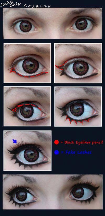 Anime Make-up, Cosplay Makeup Tutorial, Regard Animal, Anime Eye Makeup, Anime Cosplay Makeup, Make Up Tutorials, Anime Makeup, Female Eyes, Cosplay Tutorial