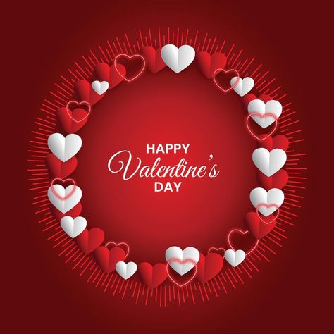 Circular Valentine Day Shape Greeting Card Valentine Heart Images, Valentines Day Frame, Valentines Frame, Valentines Day Greeting Cards, Valentine Frame, Bangalore Days, Valentine's Day Images, Christmas Salad Plates, Valentines Party Food