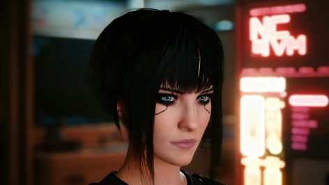 SHS - The Major - Cyberpunk 2077 Mod Cyberpunk 2077 Hairstyles, Mod Hair, Bright Hair Colors, Bright Hair, Games Images, Love Games, Cyberpunk 2077, Popular Games, Cute Profile Pictures