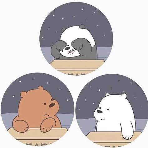 Trio Cartoon Matching Pfps, Aesthetic Trio Pics Cartoon, Profile For 3 Best Friends, We Bare Bears Pfp Matching For 3, Cartoon Profile Pics 2 Friends, We Bare Bears Matching Pfp For 2, Profile For Trio, Matching Pfp For 3 Friends Aesthetic, Wallpaper For Trio Bff Aesthetic