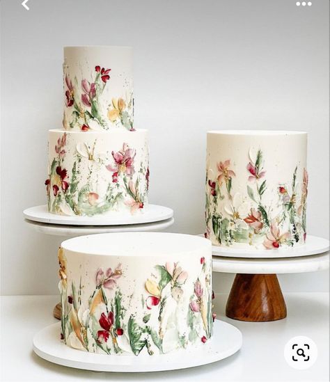 Wedding Cakes Two Tier, 1 Tier Wedding Cakes, Wedding Cake Floral, 30th Cake, Two Tiered Cake, Wildflower Cake, Wedding Cake With Flowers, 2 Tier Wedding Cakes, Flower Wedding Cake