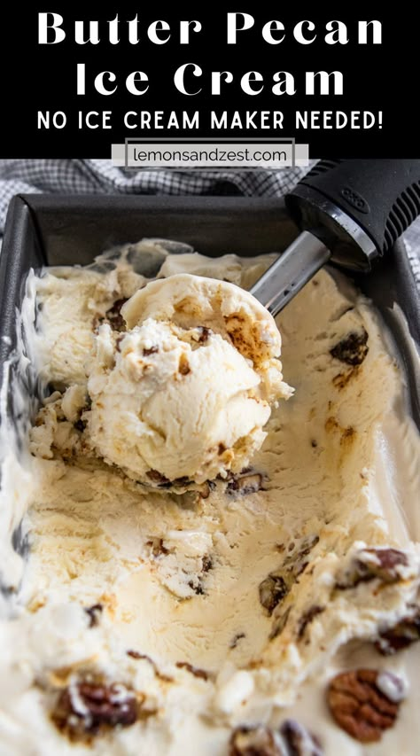 Butter Pecan Ice Cream Recipe, Low Carb Ice Cream Recipe, Butter Pecan Ice Cream, Weight Watcher Desserts, Low Carb Ice Cream, Pecan Ice Cream, Postre Keto, Keto Ice Cream, Custard Recipes