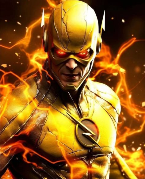 Reverse Flash Wallpaper, Villain Tattoo, The Reverse Flash, Ronaldo Young, Flash Reverso, Dc Comics Facts, Anti Flash, Flash Characters, Eobard Thawne