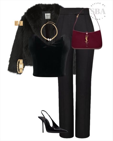 Search: 57067710-BUBBLE-LM) (8) curated on LTK Pants Outfit Elegant, Black Pants Outfit, Outfit Elegant, Outfits Dressy, Uniform Fashion, Stylish Work Outfits, Boots Fall, Polyvore Outfits, Dream Clothes