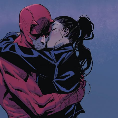 Elektra And Matt, Daredevil And Elektra, Daredevil Elektra, Daredevil Art, Elektra Natchios, Daredevil Comic, Daredevil Matt Murdock, Matt Murdock, Marvel Daredevil