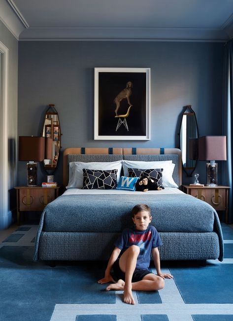 Inside This Young Family's Cozy West Village Townhouse | Architectural Digest Kids Room Interior, West Village Townhouse, Big Boy Bedrooms, Kids Room Interior Design, Boy Bedroom, Big Boy Room, Boys Bedrooms, West Village, Decoration Inspiration