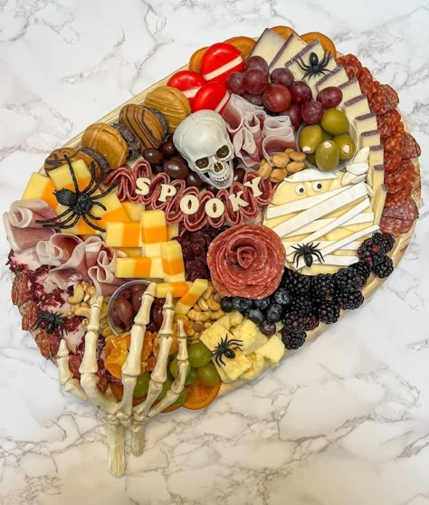 📢 LAST CALL for Halloween board orders! Order by 10/25 to get one of these specialty boards for Halloween weekend/Halloween. - - - #halloween #halloweencharcuterieboard #alpharettacharcuterie #roswellcharcuterie #miltoncharcuterie #charcuterieboard #cheeseboard #traderjoes #peachtreecorners #alpharettamoms #alpharettafoodie #spooky Ouija Charcuterie Board, Halloween Charcuterie Board Aesthetic, Halloween Dessert Board Platter, Halloween Crock Pot Ideas, Cacutere Board Halloween, Halloween Cuterie Board, Halloween Pumpkin Charcuterie Board, Cheese Board Halloween, Halloween Charcuterie Box Ideas