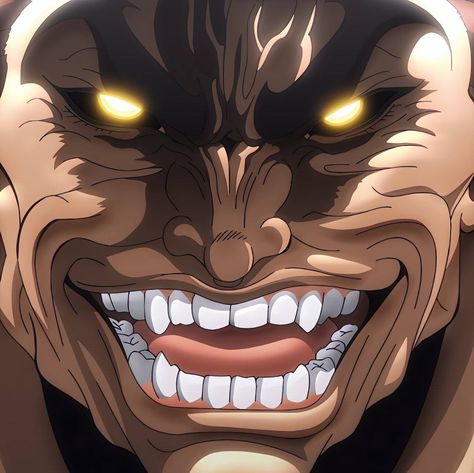 Anime : Baki Yujiro Hanma Pfp, Yujiro Hanma Smile, Yujiro Hanma, Scared Face, Mad Face, Baki Hanma, Dragon Ball Super Artwork, Pfp Anime, Icons Pfp