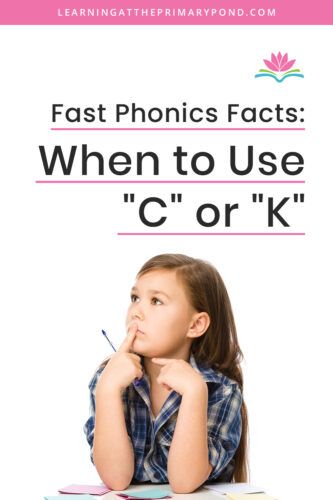 Ck Vs K Phonics, When To Use Ck Or K, C And K Rule Poster, Spelling Rules Posters, Sound C, Phonics Posters, Multisyllabic Words, Sounding Out Words, Three Letter Words